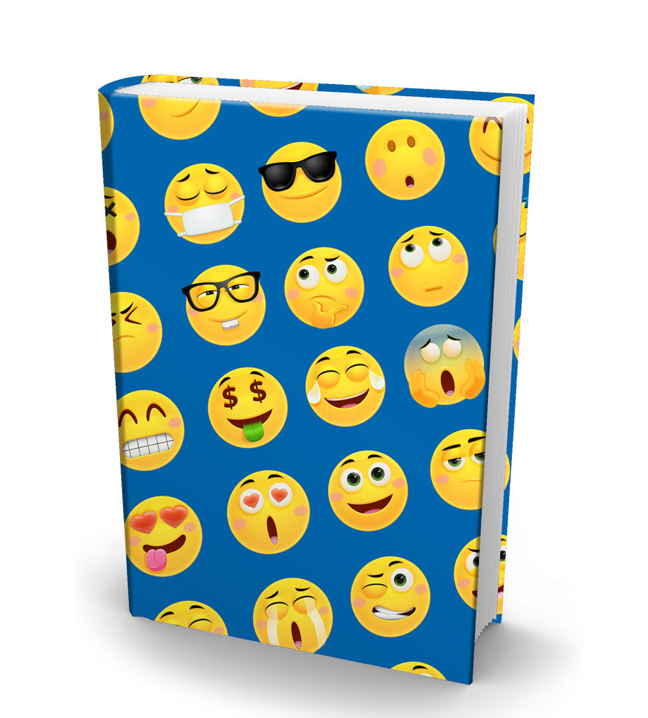 Book Sox Emoji Stretchable Fabric Book Cover - 4 Piece Bundle