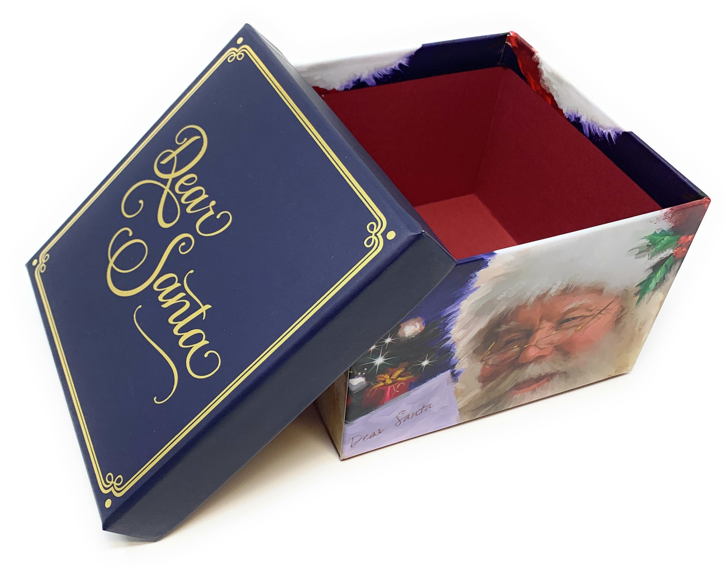 3 Luxury Square Nested Christmas Gift Boxes (Christmas Greetings)